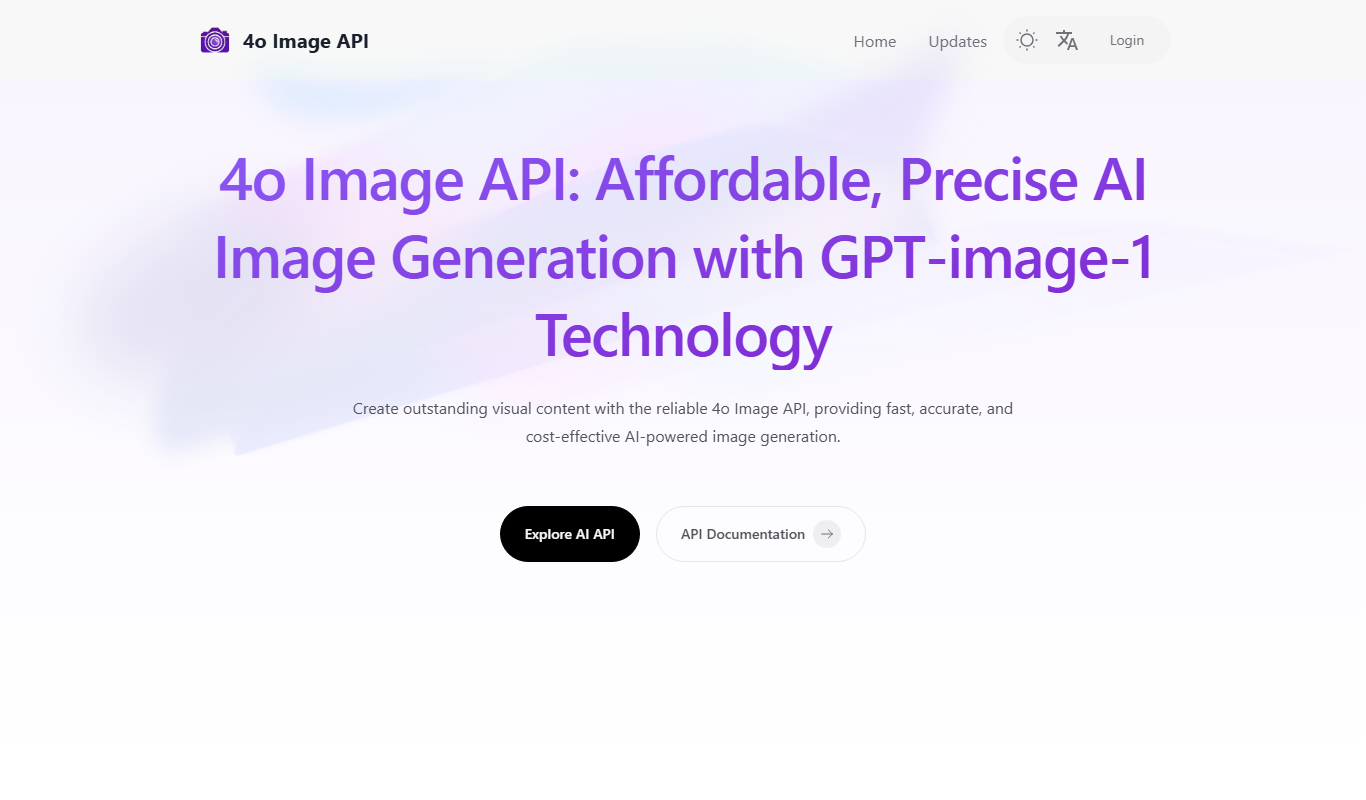 4oImageAPI.io: Affordable and Reliable 4o Image API app screenshot
