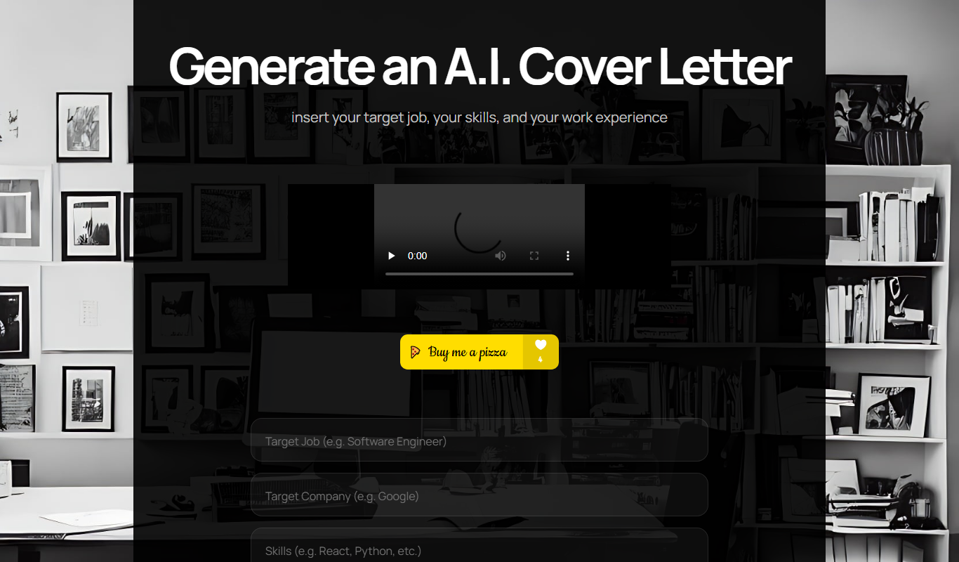 Easy Cover Letter app screenshot