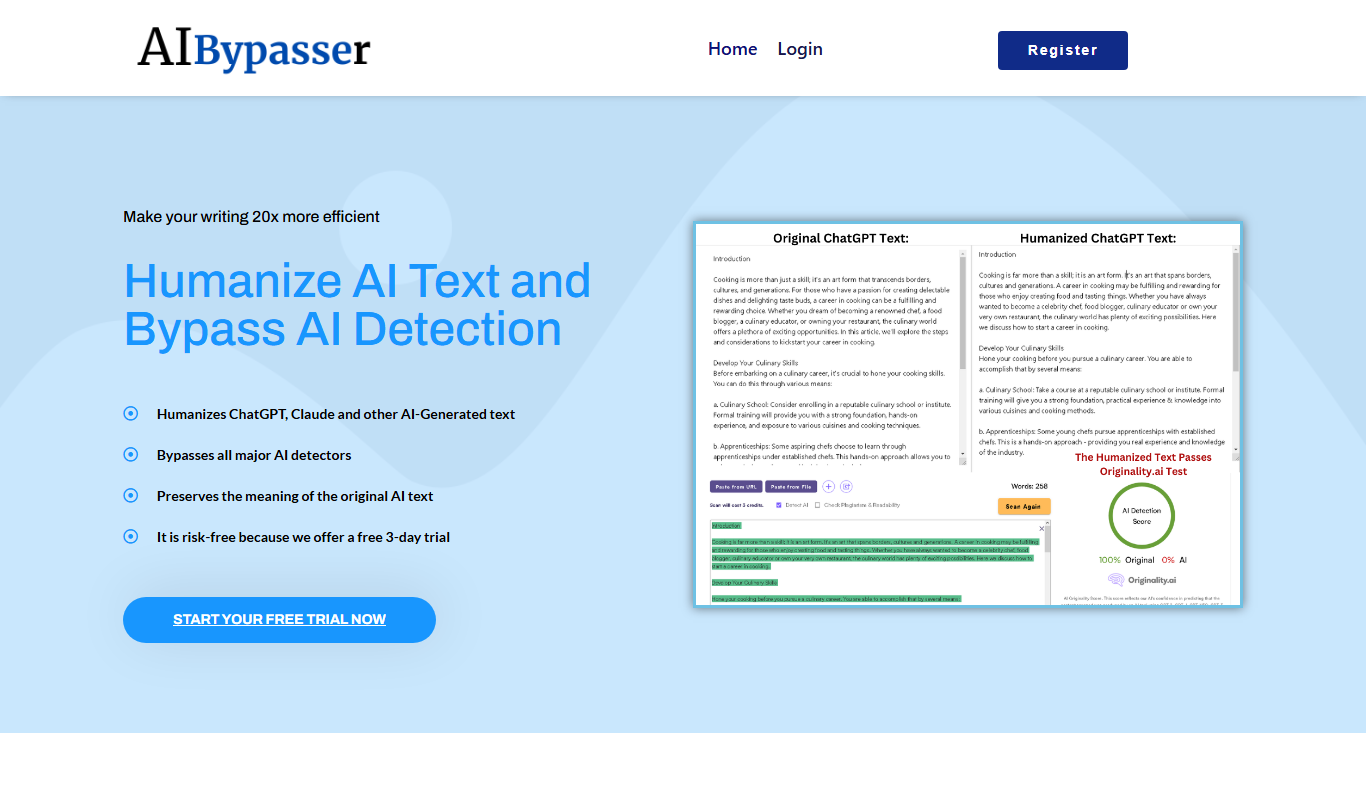 AI Bypasser app screenshot