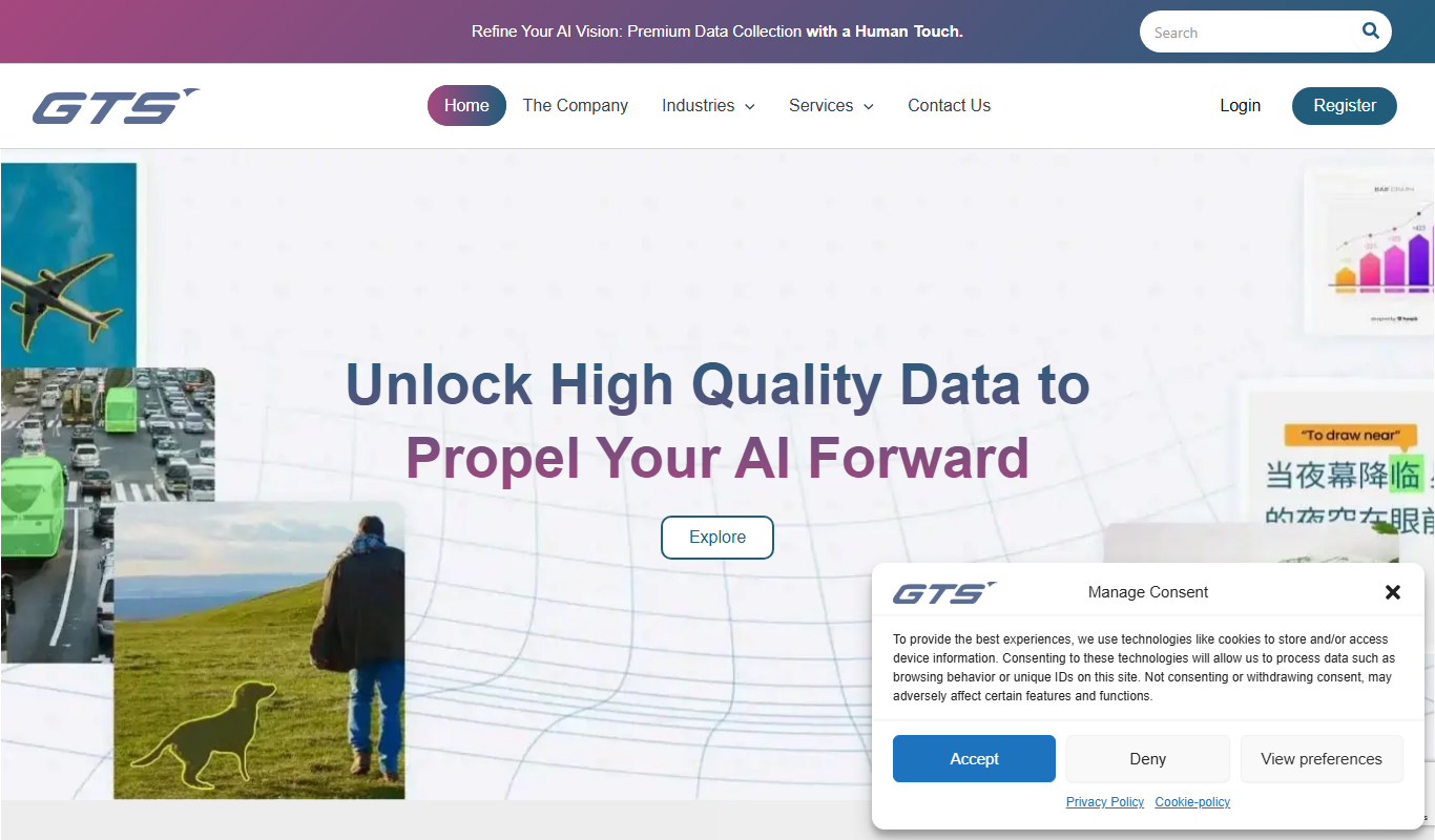 AI Data Collection Company app screenshot