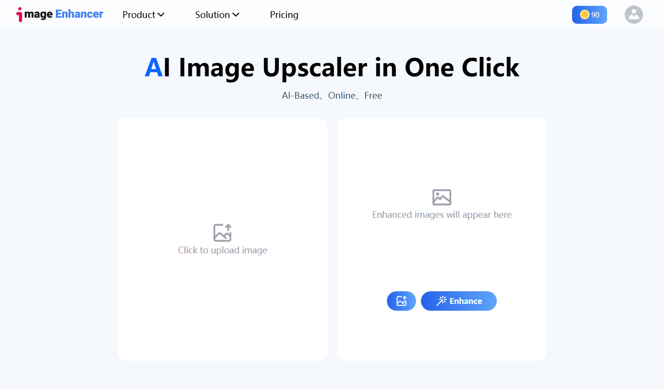 AI Image Enhancer&Upscaler app screenshot