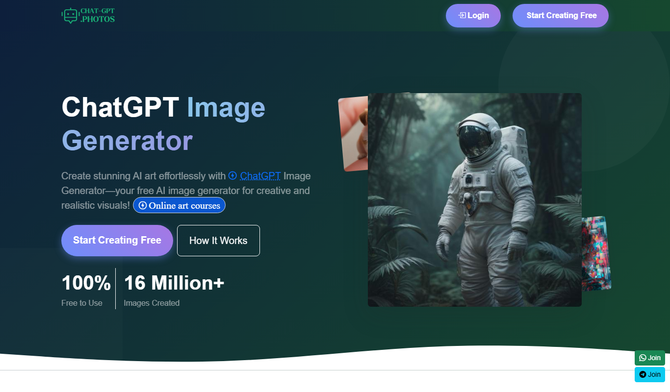 Image Generator AI app screenshot