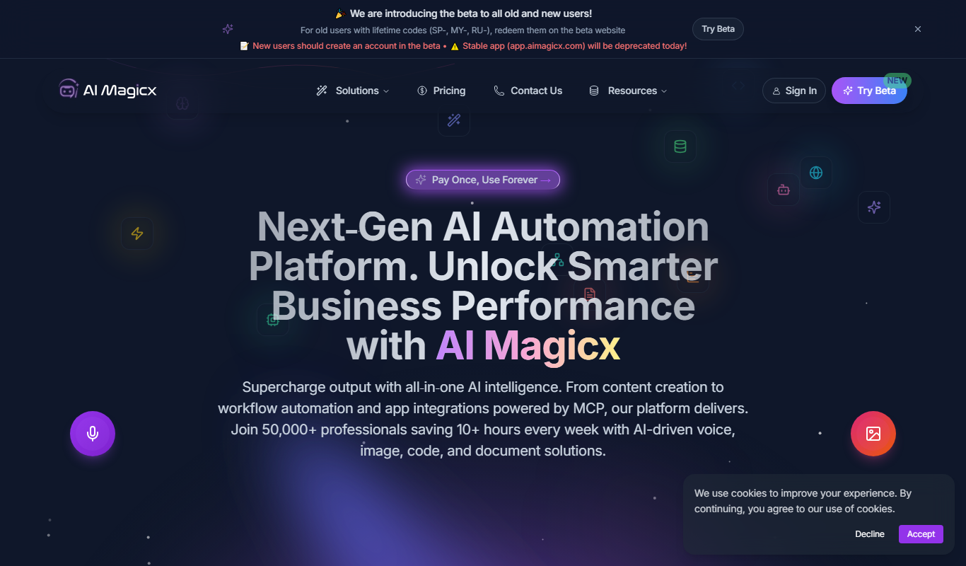 AI Magicx app screenshot