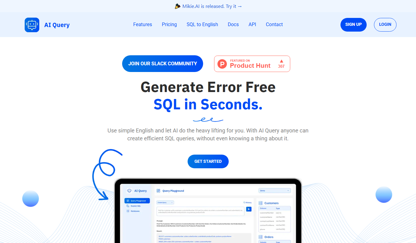 AI Query 2.0 app screenshot