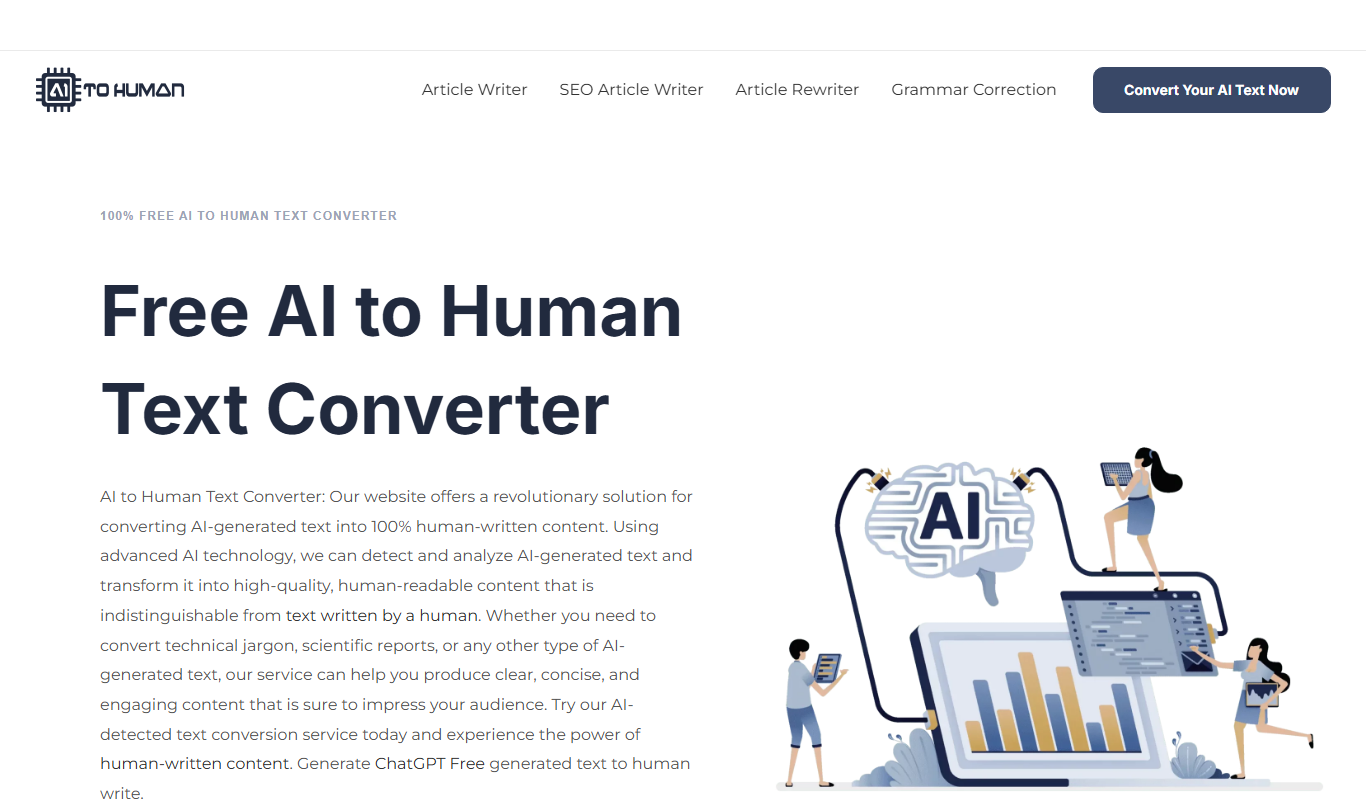 AI to Human app screenshot