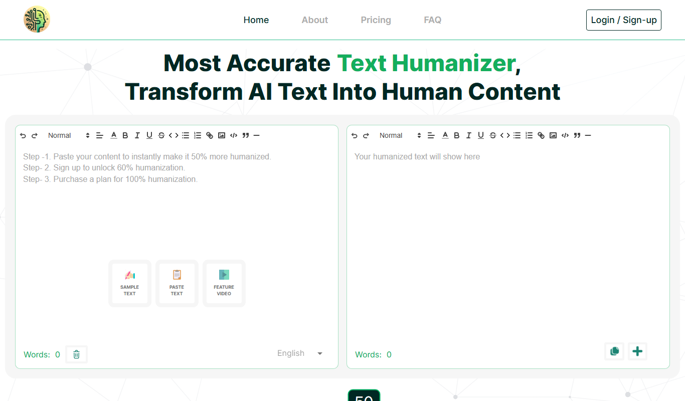 Ai2humanize app screenshot