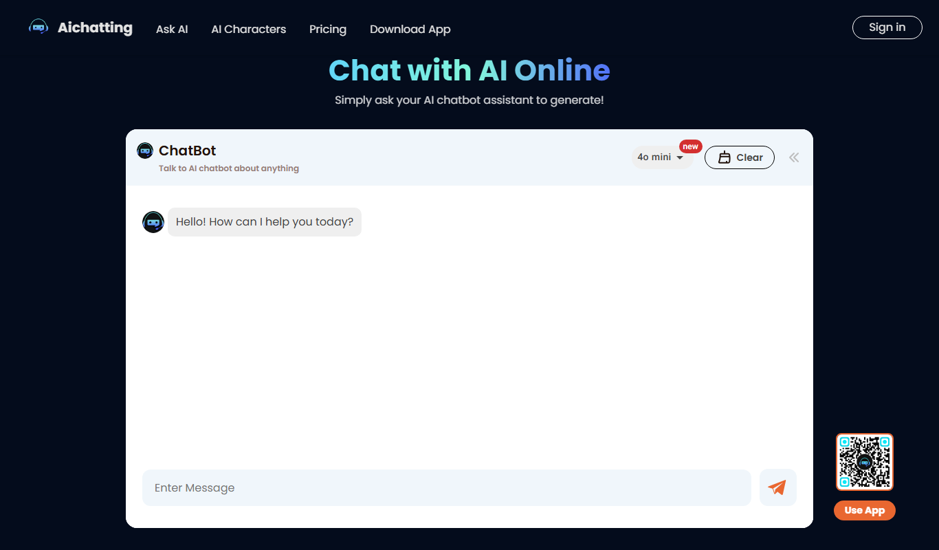 AIChatting app screenshot