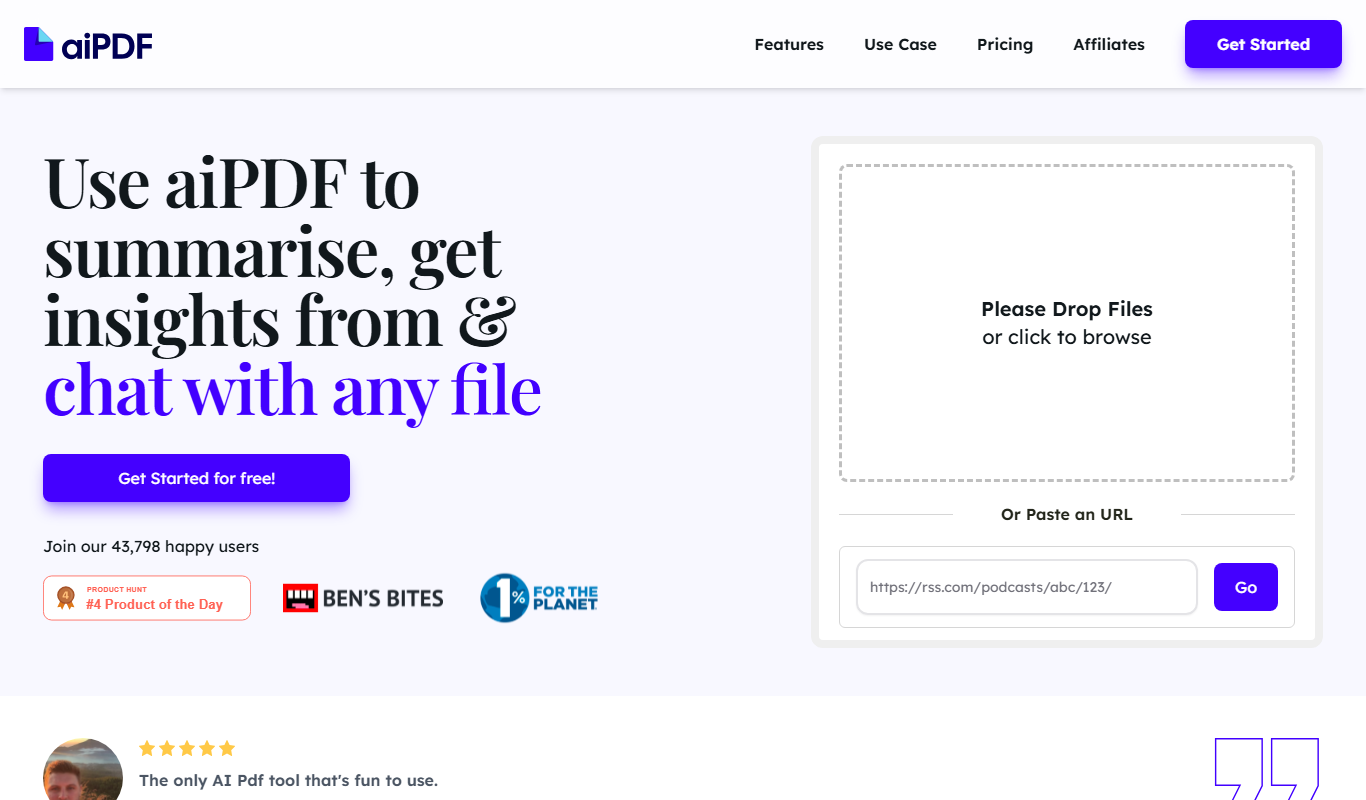 aiPDF app screenshot