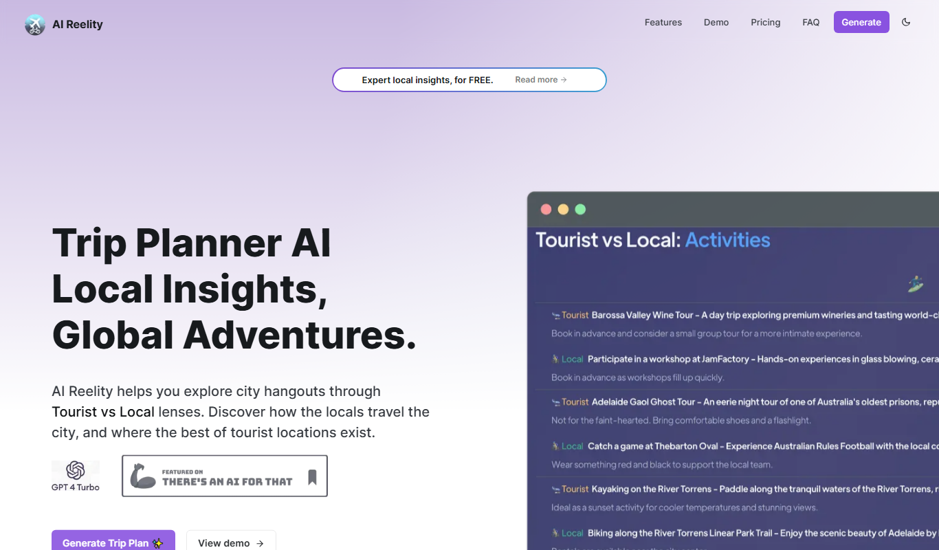 AIreelity app screenshot