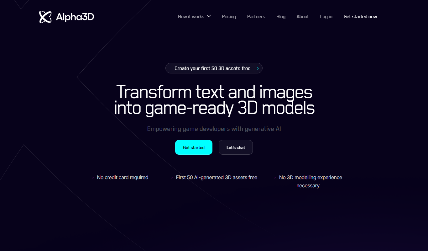 Alpha3D app screenshot