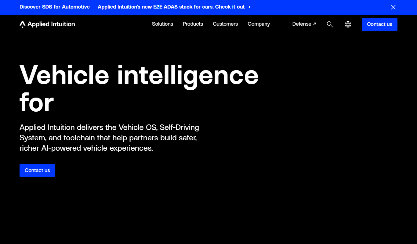 Applied Intuition app screenshot
