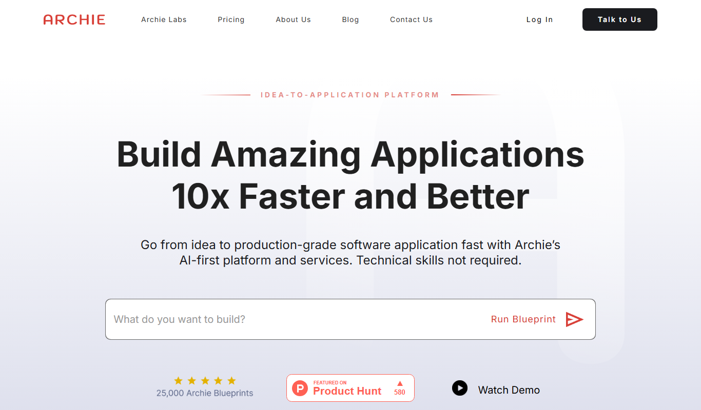 Archie app screenshot