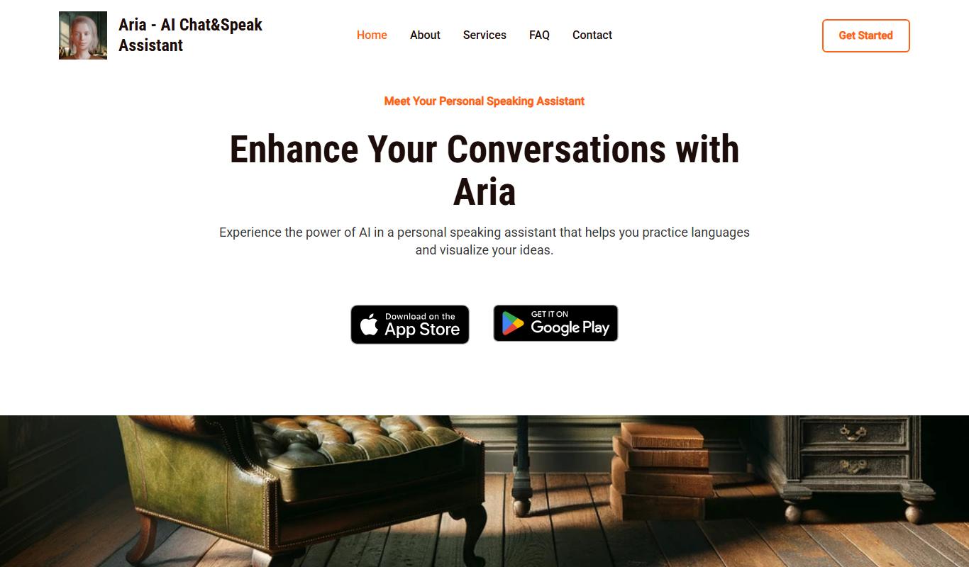 Aria app screenshot