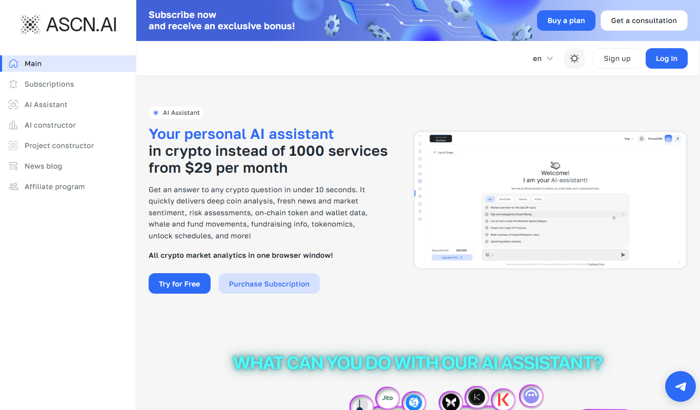 Ascn.ai app screenshot