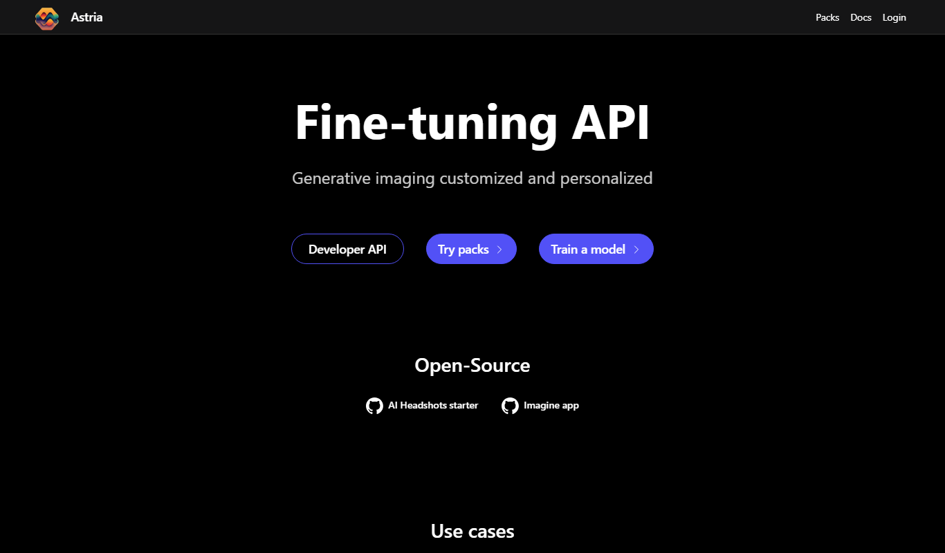 Astria app screenshot