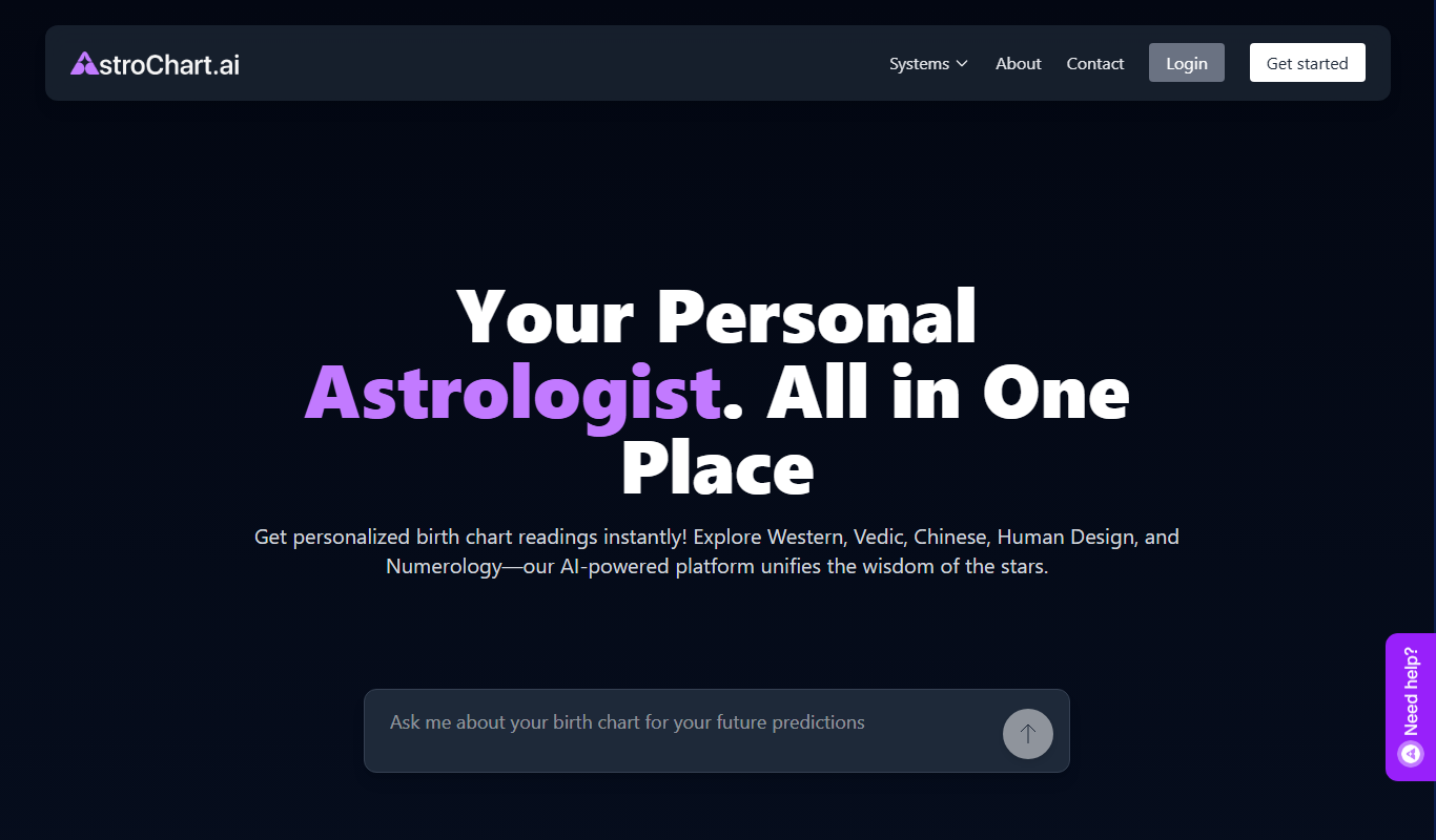 AstroChart.ai app screenshot