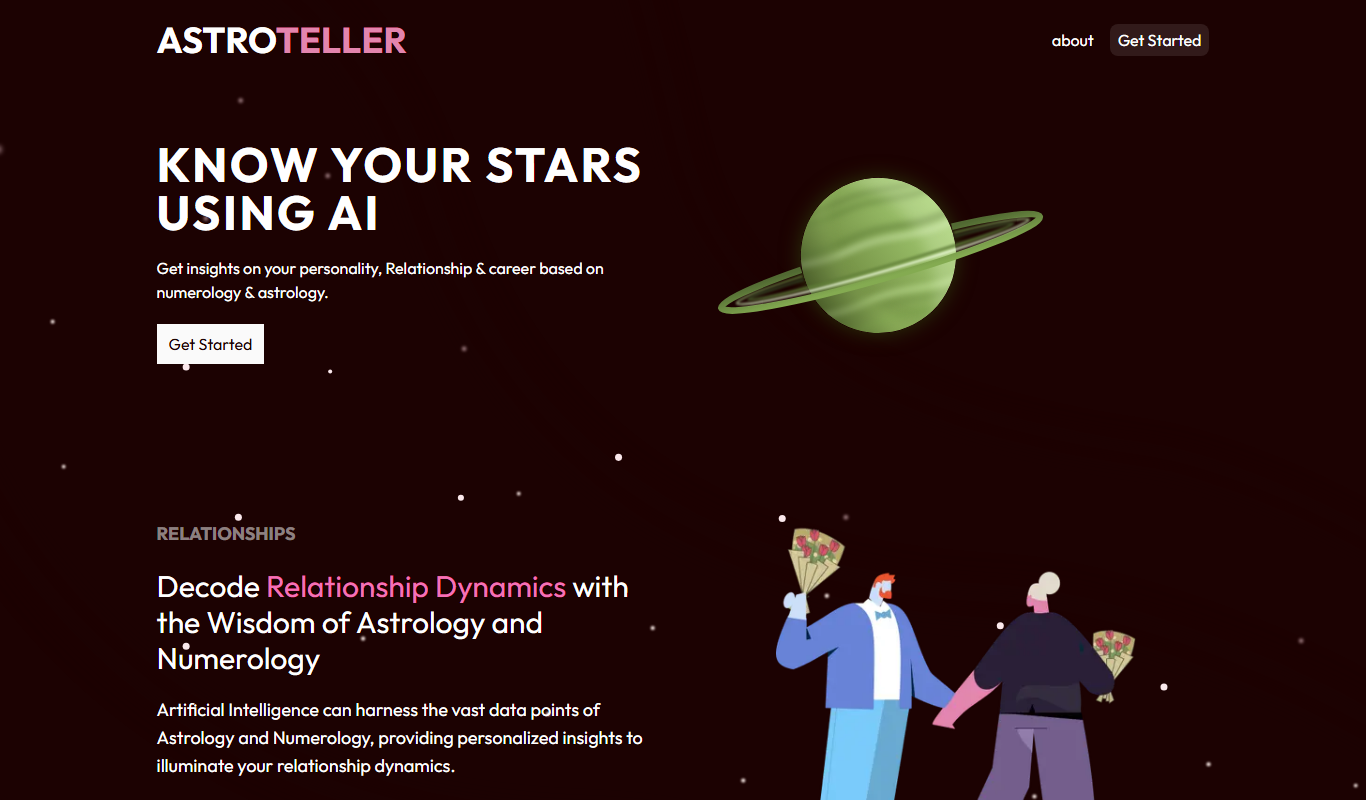 AI Storyteller app screenshot