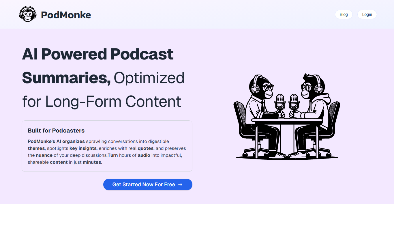 Audio Summarizer app screenshot