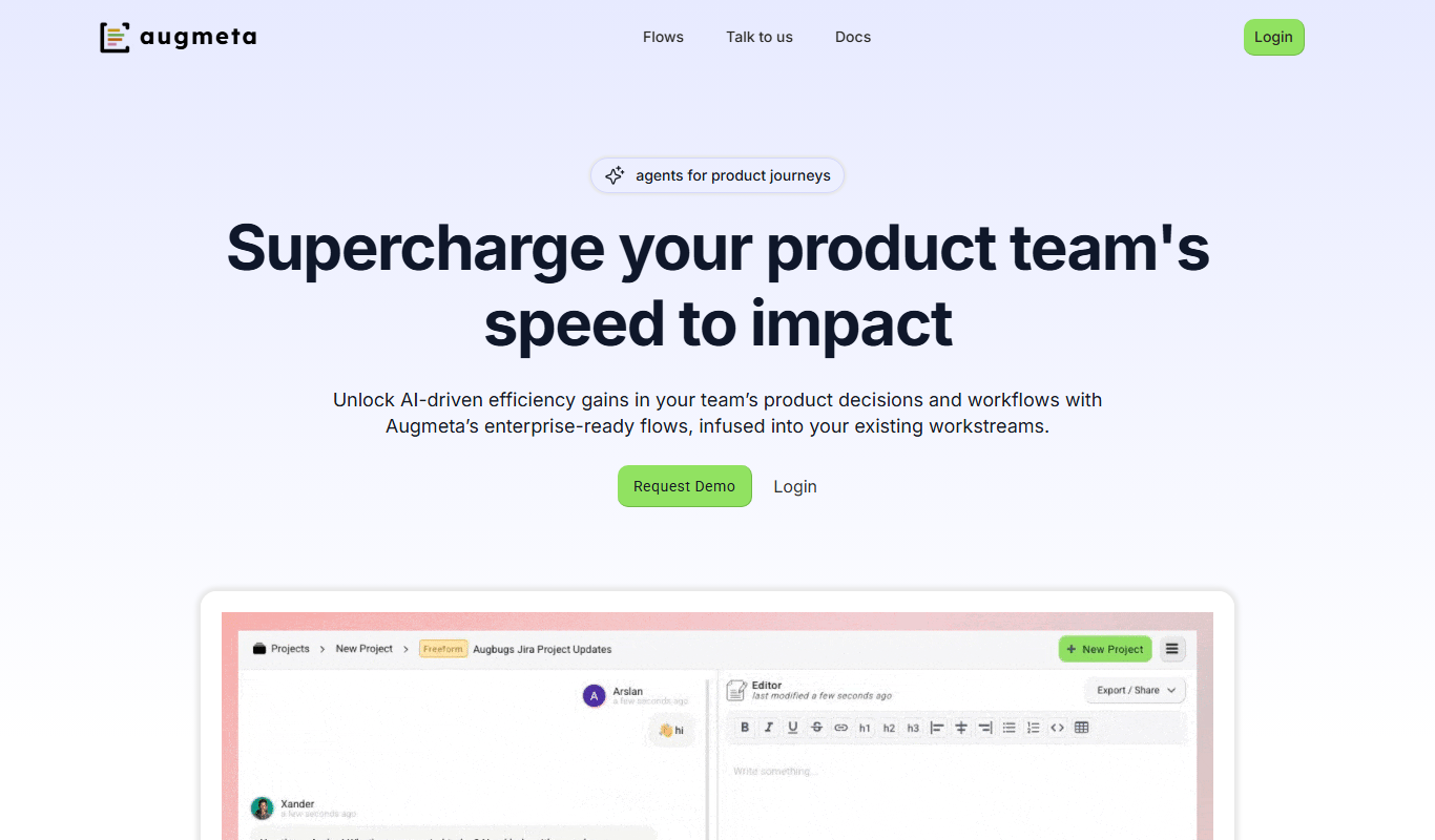 Augmeta app screenshot