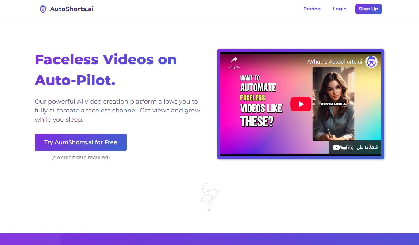 AutoShorts.ai app screenshot
