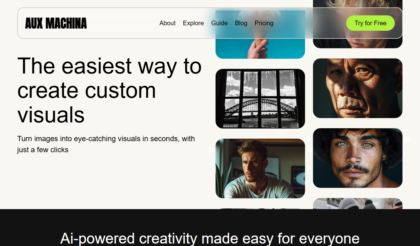 Aux Machina app screenshot