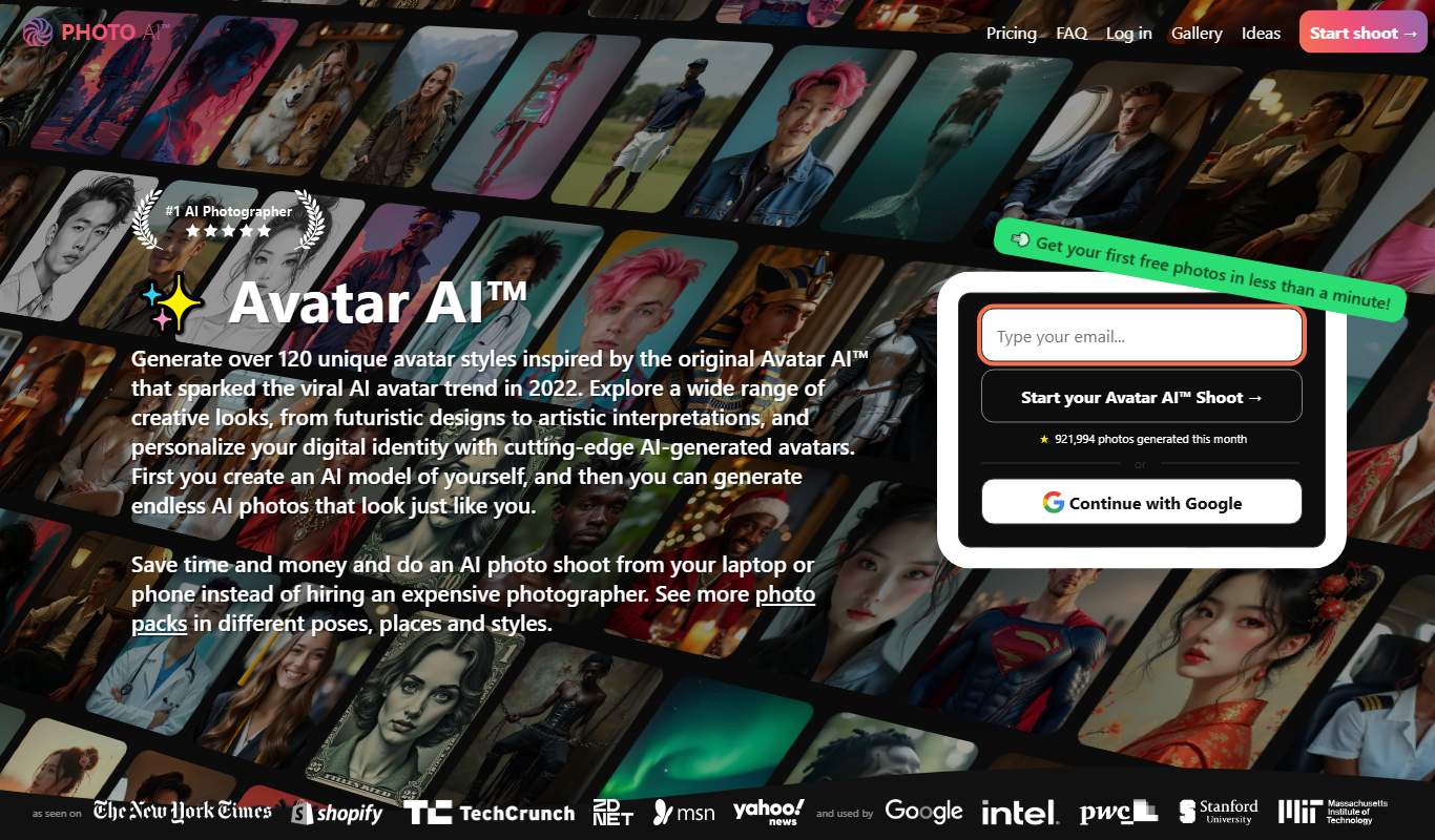 Avatar AI app screenshot