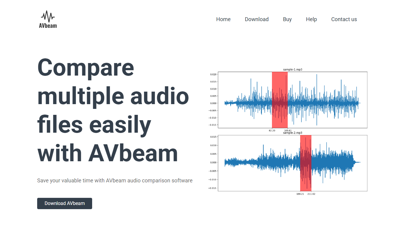 AVbeam app screenshot