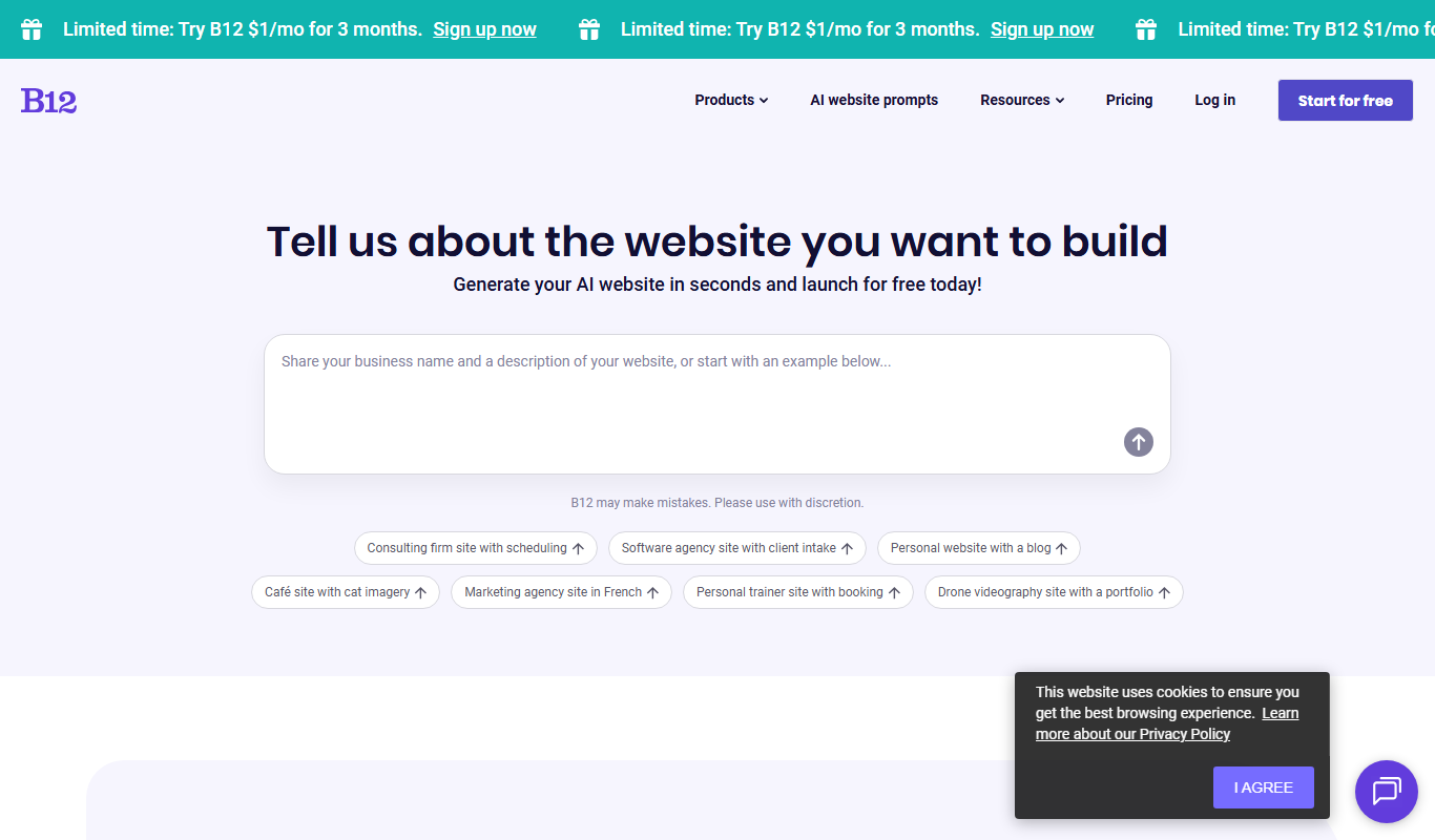 B12.io app screenshot