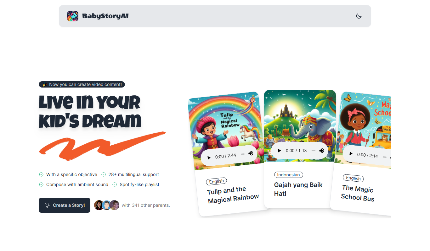 BackstoryAI app screenshot