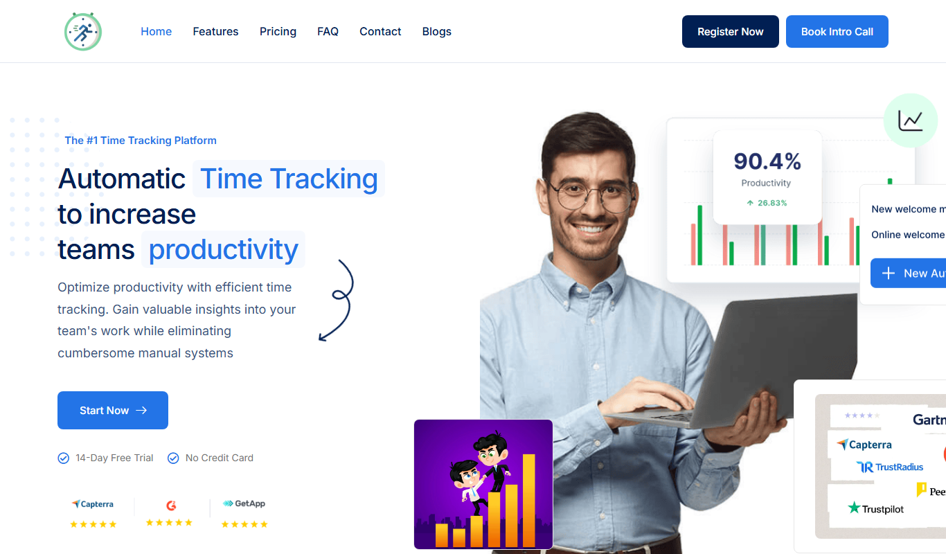 Backlsh – Time Tracking app screenshot