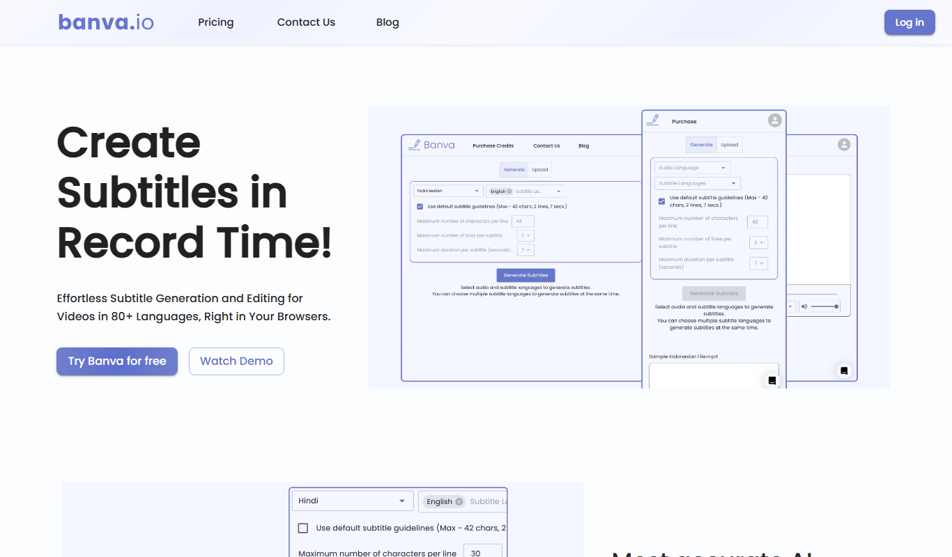 Banva app screenshot