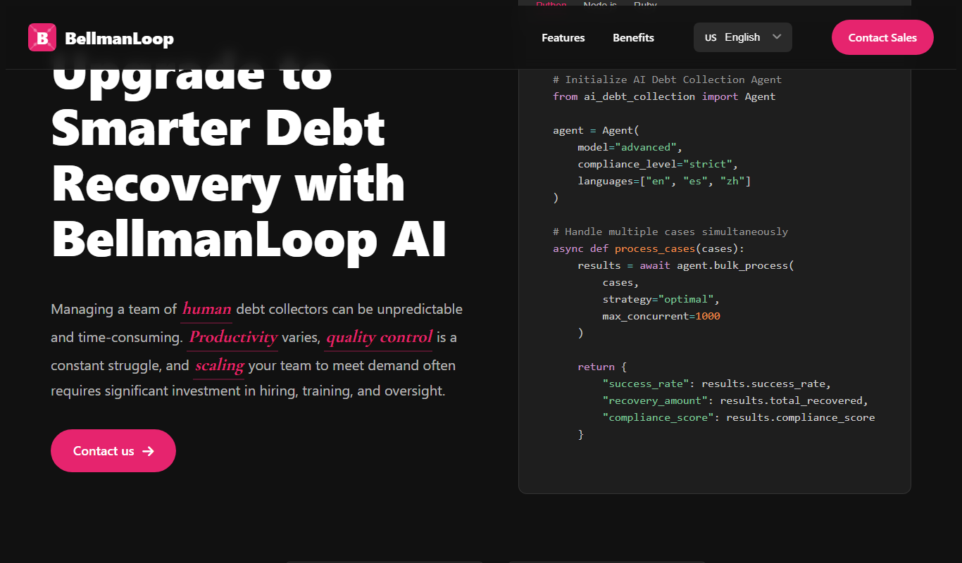 BellmanLoop app screenshot