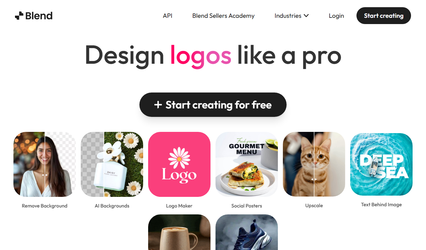 Blend app screenshot