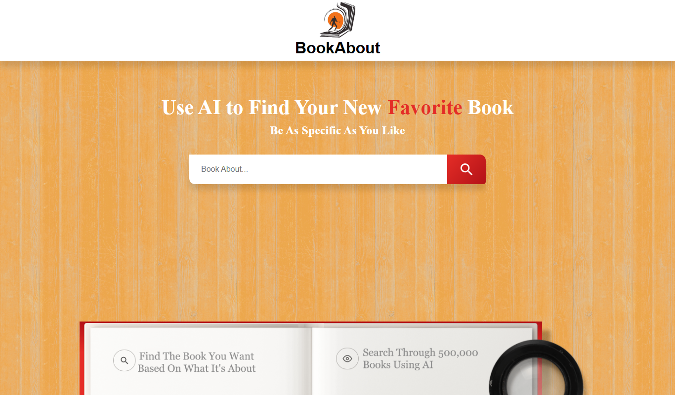 Screenshot of Bookabout AI book summary interface