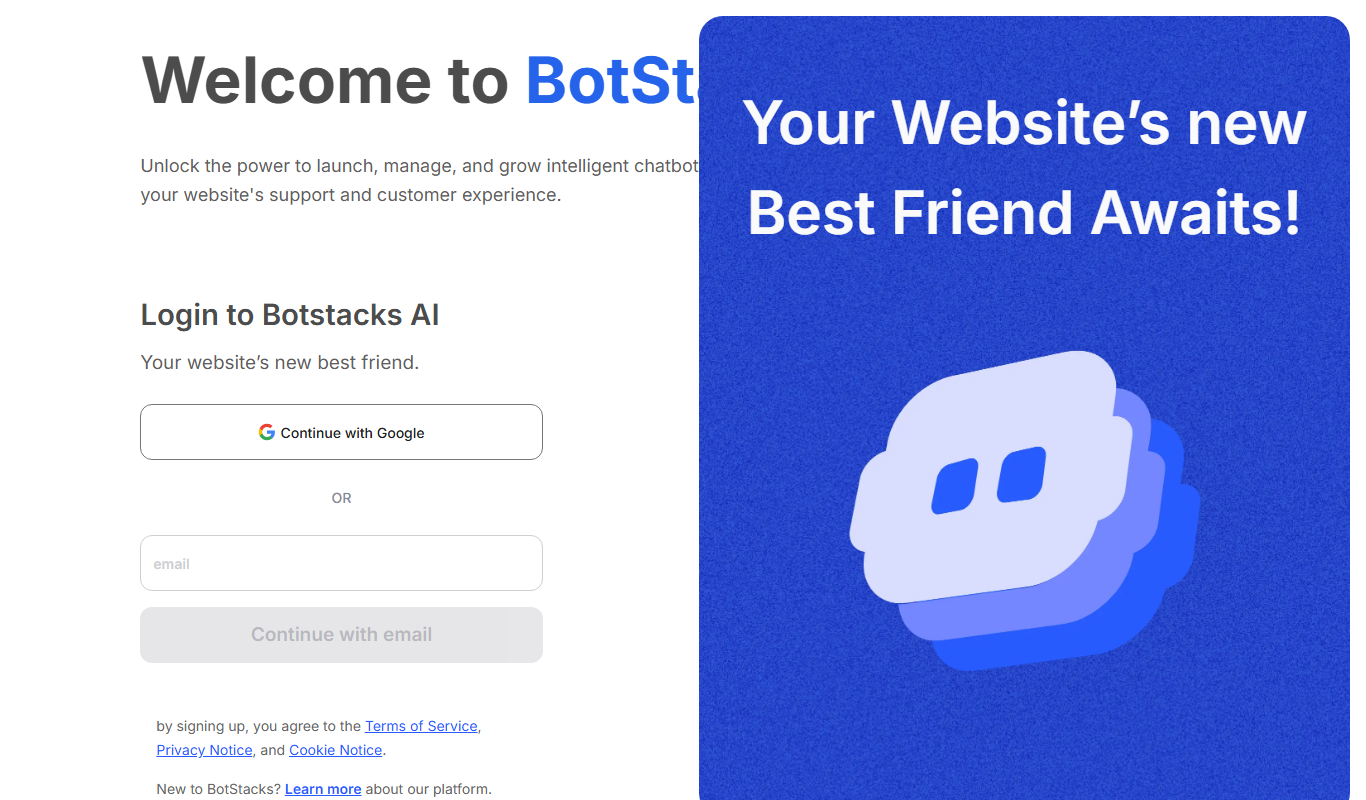 BotStacks app screenshot