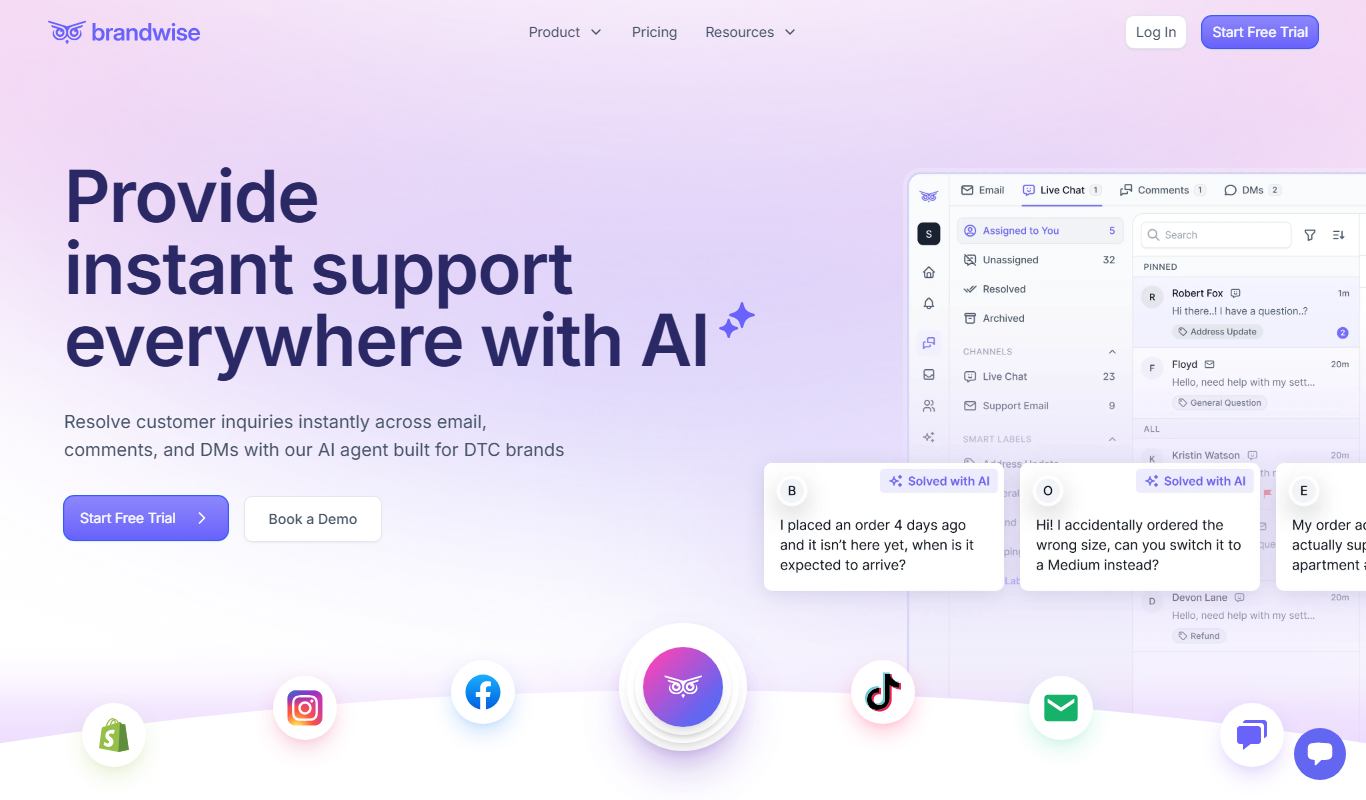 Brandwise app screenshot