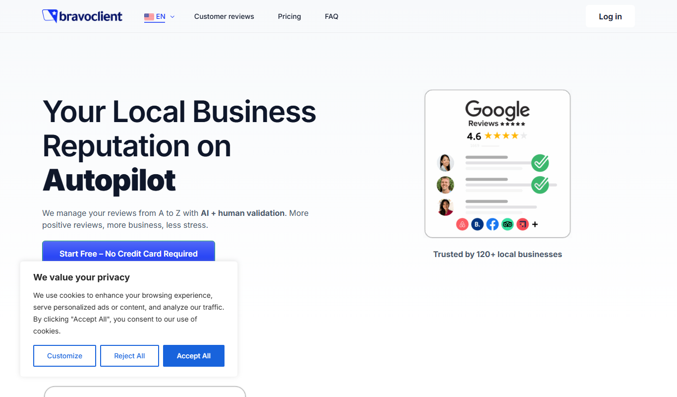 Bravoclient app screenshot