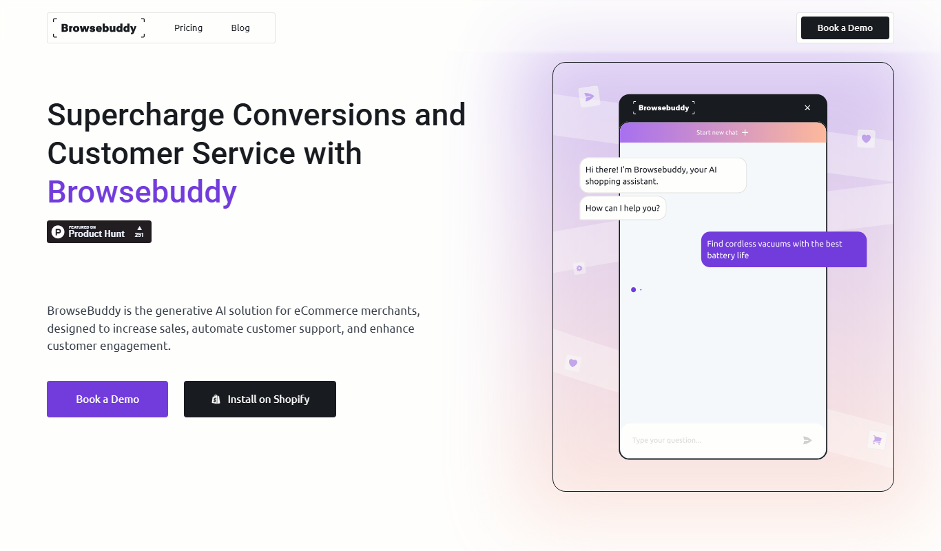 Browsebuddy app screenshot