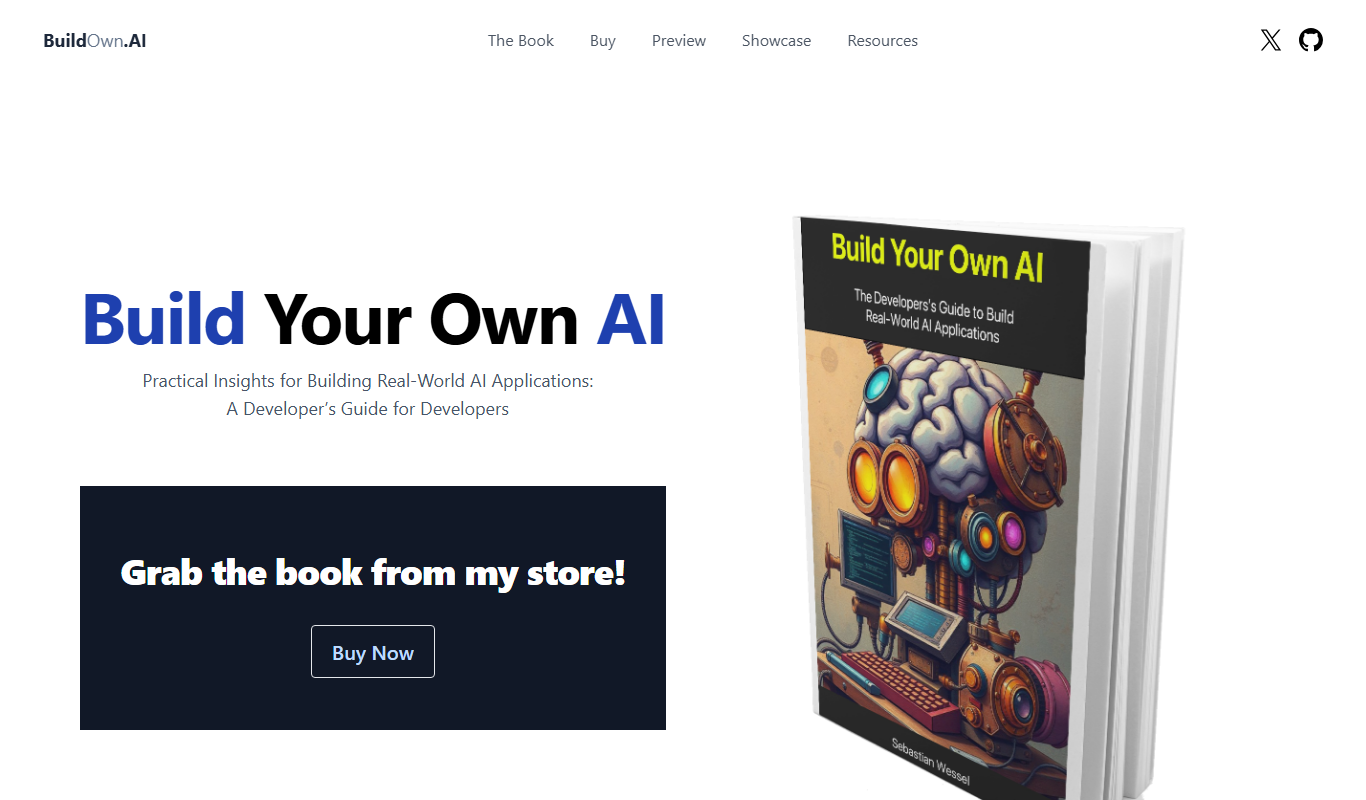 Build Your Own AI app screenshot