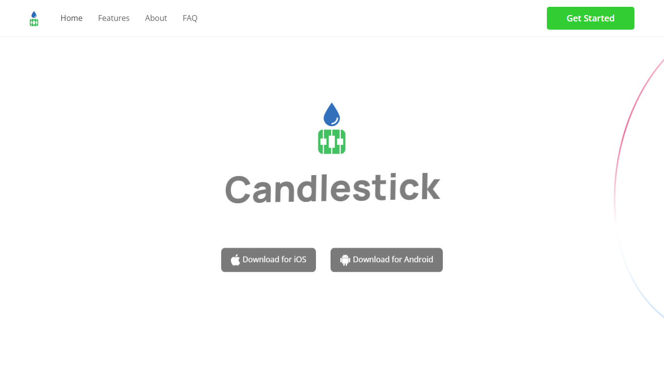 Candlestick AI app screenshot