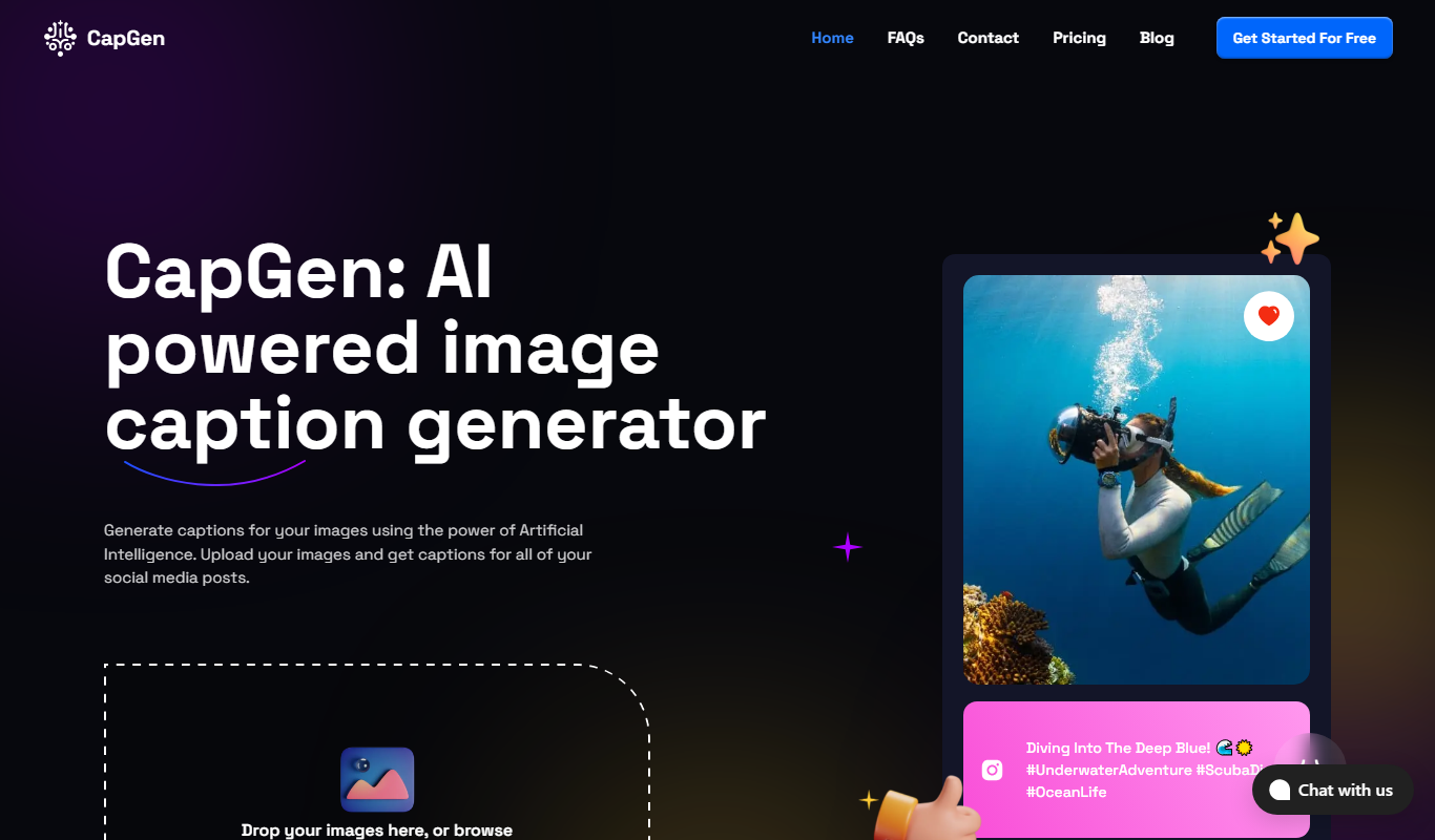 CapGen AI Captions for Instagram app screenshot