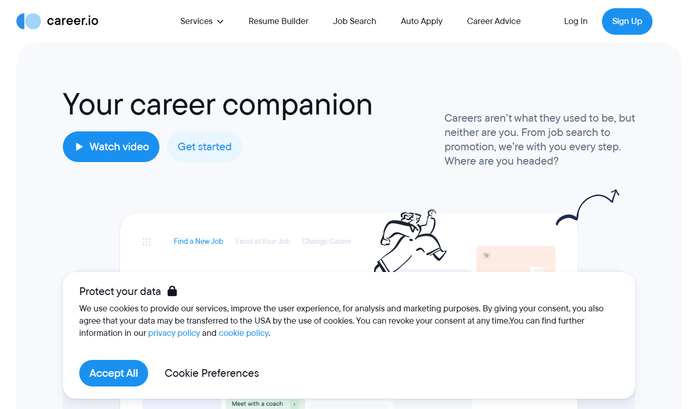 Career.io app screenshot