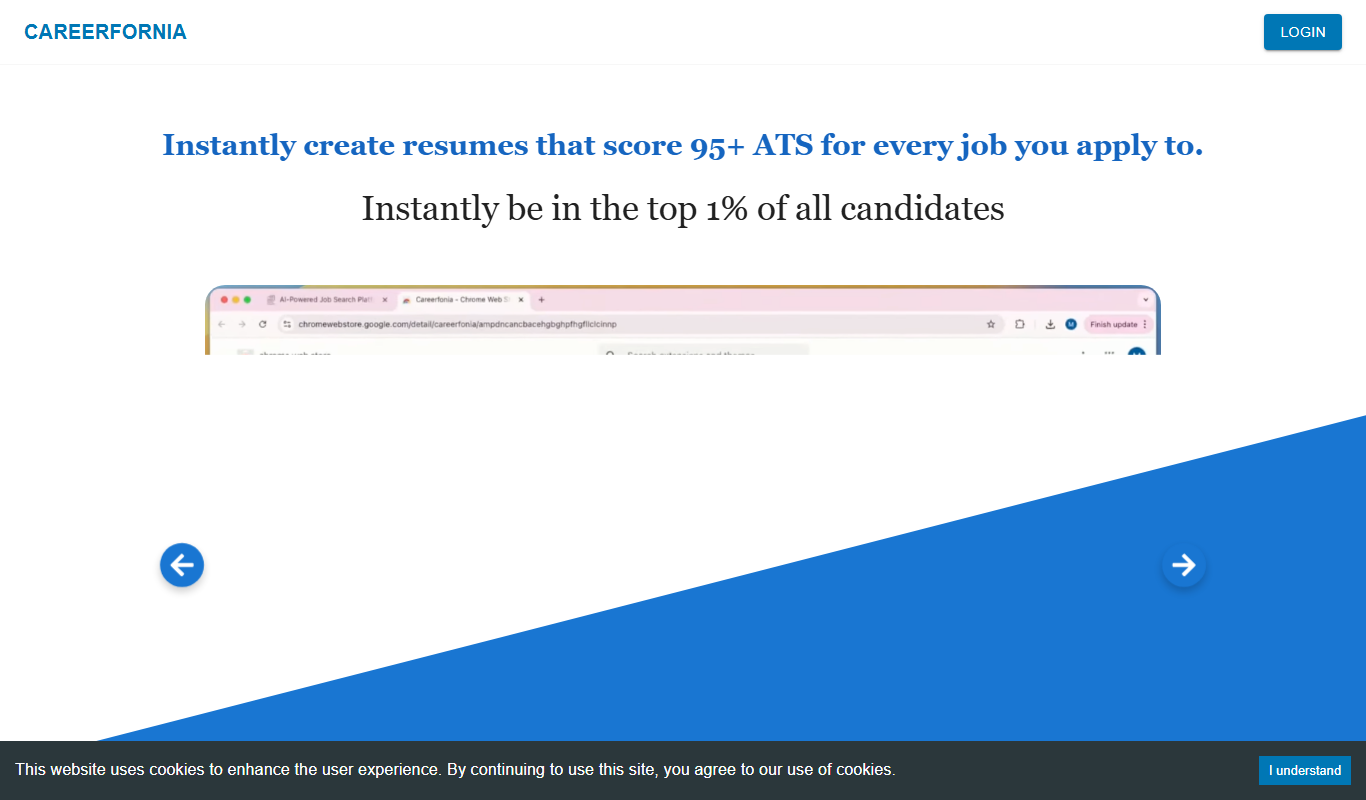 Careerfornia app screenshot
