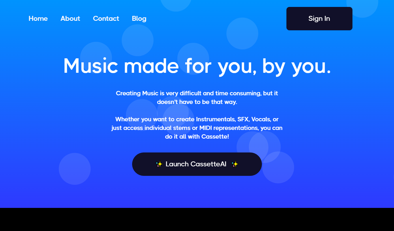 CassetteAI app screenshot