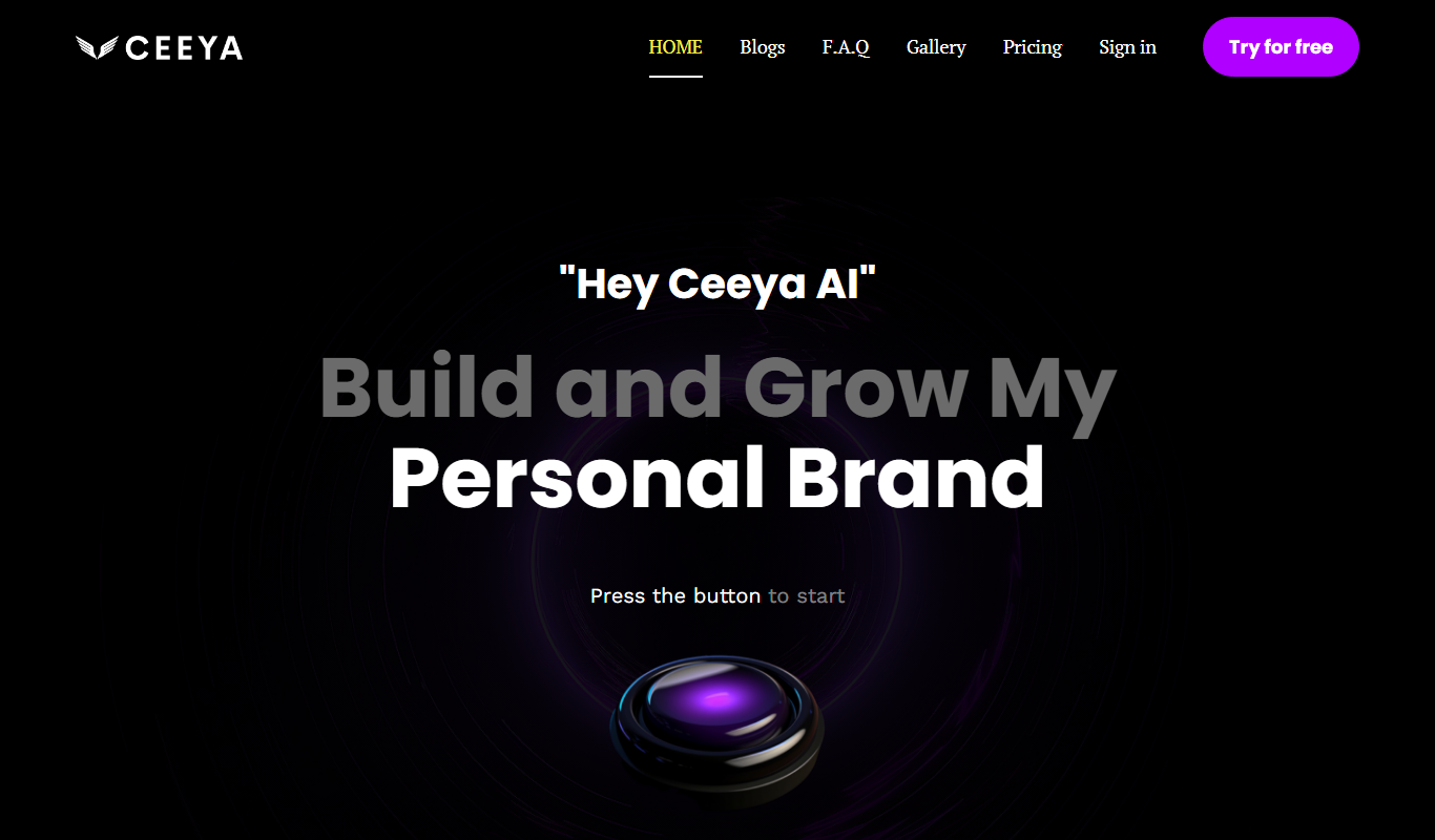 Ceeya AI app screenshot