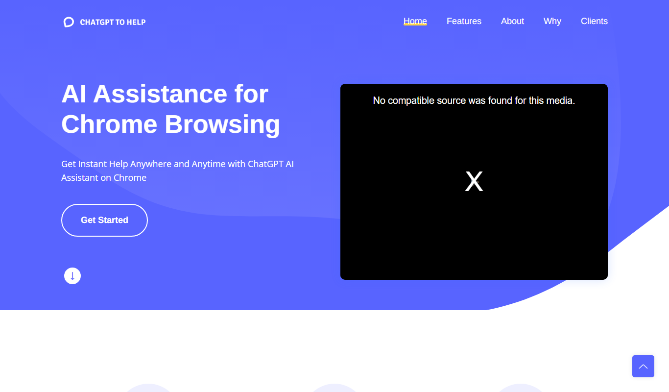 ChatGPT2Help Chrome Extension app screenshot