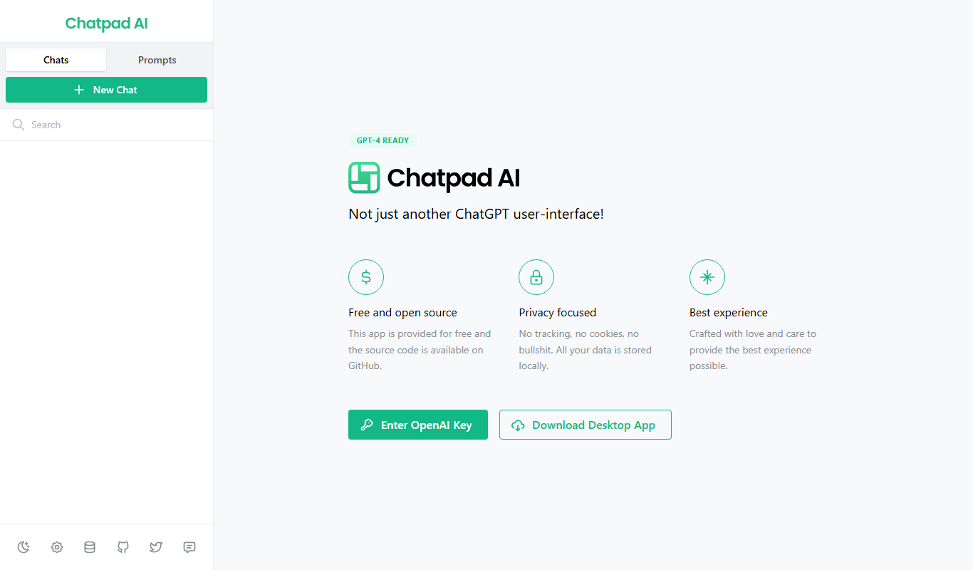 Chatpad AI app screenshot