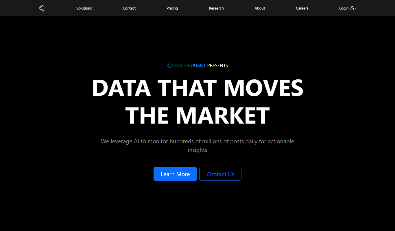 ChatterQuant app screenshot