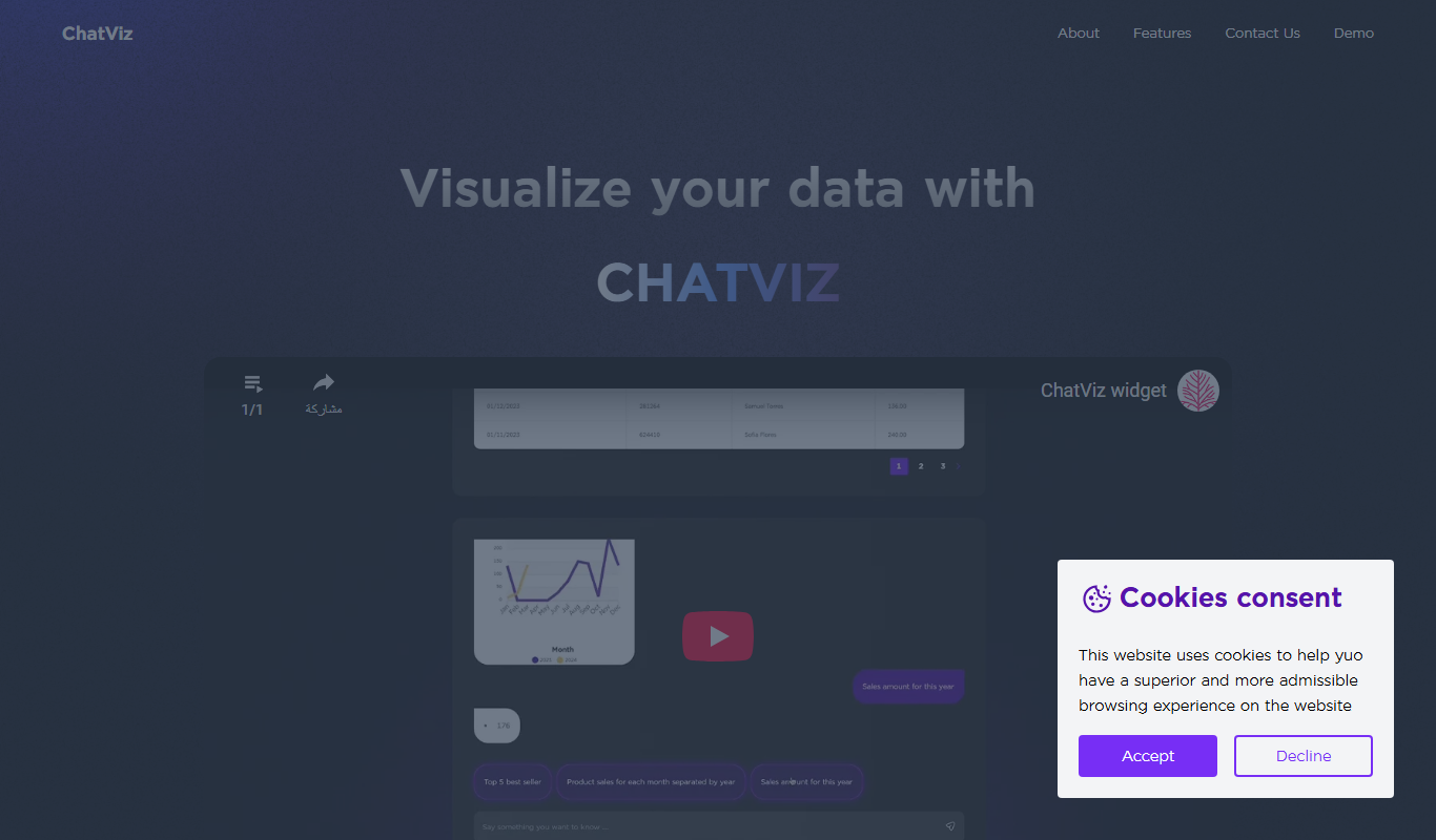 ChatViz app screenshot