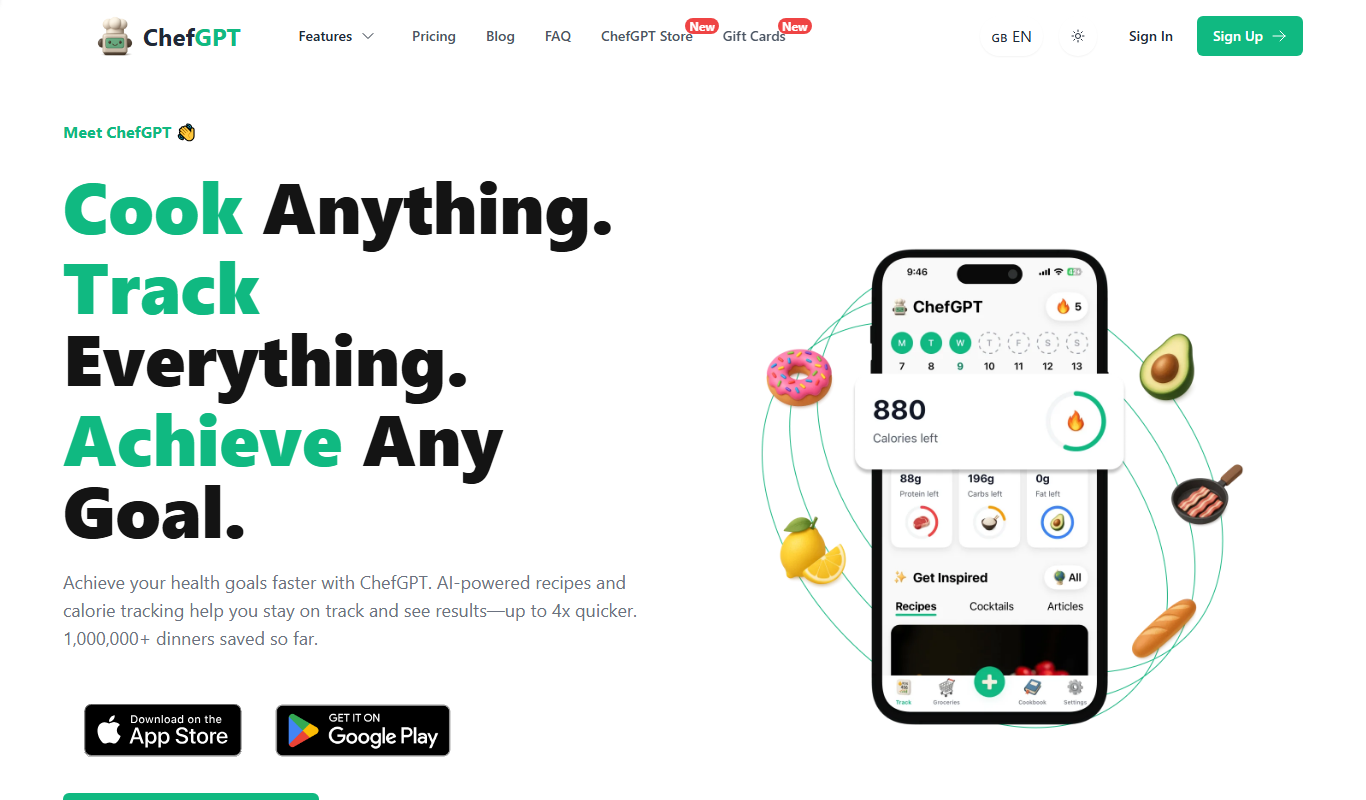 ChefGPT app screenshot